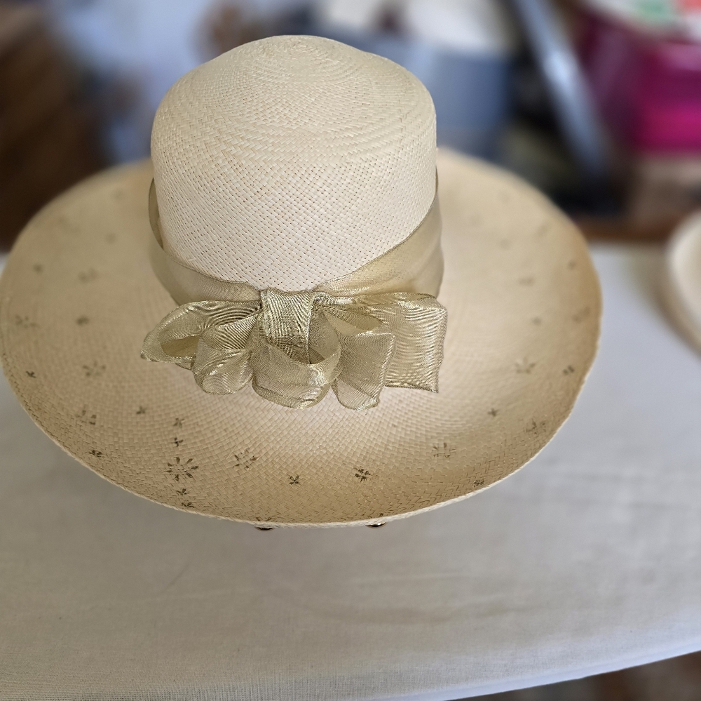LYNDAH M straw hat vintage